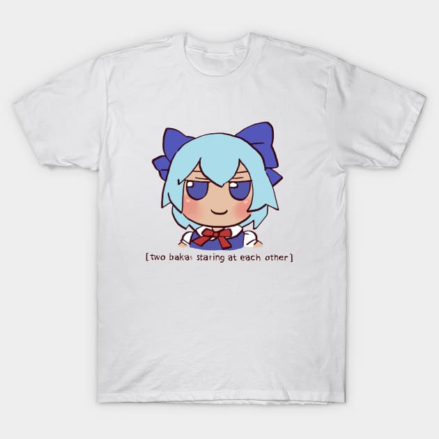 I draw cirno fumo plush but we are all baka / funny touhou meme T-Shirt by mudwizard